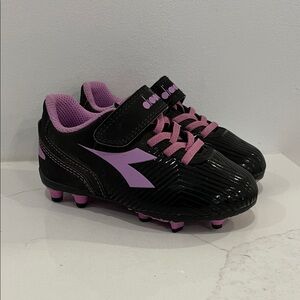 Diadora Kids Sneakers Black and Pink